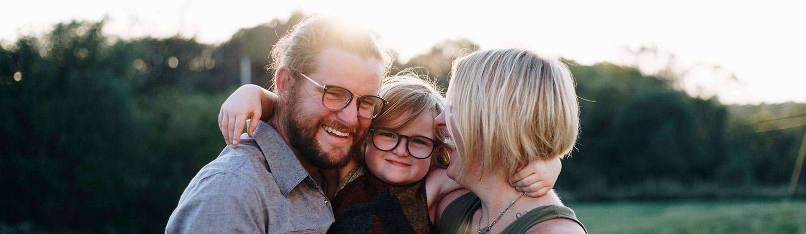 family in an outdoor setting